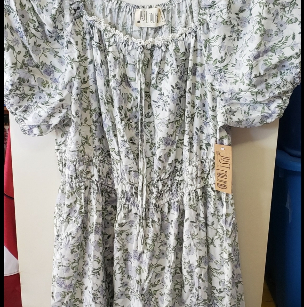 Just Found Floral Dress Size 2X NEW WITH TAGS